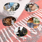 LYHome Merino Wool Blanket, Warm & Soft Throw for Bed & Couch, 55 x 79 in - Image 3