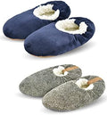 Panda Bros Men’s Slipper Socks, Soft Warm Non-Slip Indoor House Slippers by Panda+Bros