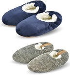 Panda Bros Men’s Slipper Socks, Soft Warm Non-Slip Indoor House Slippers by Panda+Bros
