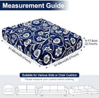 Smiry Waterproof Patio Cushion Covers, Stretch Outdoor Furniture Covers - Image 6