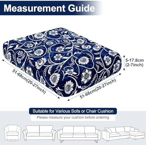 Smiry Waterproof Patio Cushion Covers, Stretch Outdoor Furniture Covers - Image 6