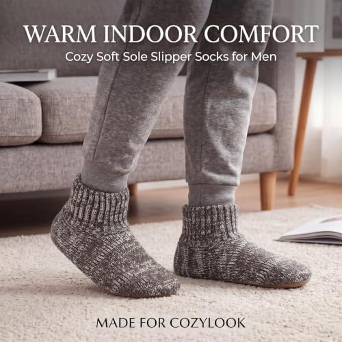 Cozylook Mens Slippers Soft Sole Indoor Slipper Socks - Image 2