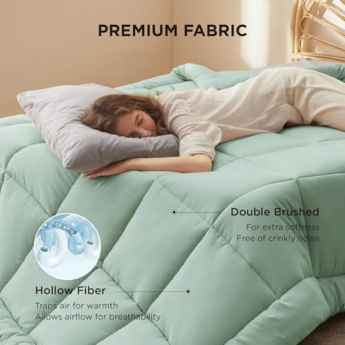 Bedsure Comforter Duvet Insert, Quilted Bedding Blanket, Oeko-TEX - Image 3