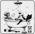 Gothic Black Cat Skull Extra Large Picnic Blankets Waterproof Foldable Beach Blanket Waterproof Sandproof Outdoor Packable Camping Blanket with Zip 79"x79" by Unknown