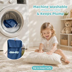 Kids Pillow with Pillowcase - 16x22 Organic Pillow Filled with Kapok - Image 6