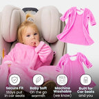 Buckle Me Baby Cozy Car Seat Blanket -Wearable Car Seat Blankets for Babies - Image 2