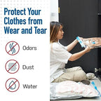 Spacesaver Vacuum Storage Bags with Hand Pump, Variety, 12 Pack - Image 6