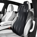 FLORICH Lumbar Support with Car Headrest Pillow 2-in-1 Memory Foam Car Seat Headrest & Lumbar Cushion Ergonomic Back Support Pillow Seat Cushion for Car Seat Driving Neck Back Pain Relief, Black by FLORICH