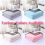 Lightweight Summer Quilt - Breathable Solid Color Comforter for Twin/Full Beds, Soft Portable Bed Cover, Cozy Quilted Home Decor for Warm Nights - Image 3