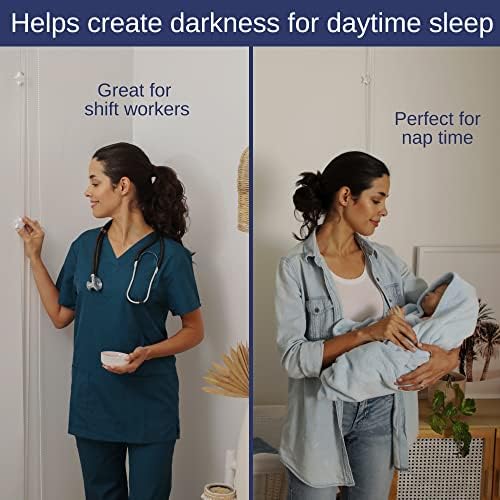 Magnetic Window Light Blocker for Roller Shades, Roller Shades & Curtains | Removable Light Blockers for Blinds | Stop Early Waking with Alternative to Blackout Window Cover - Image 4
