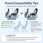 4 Pack Airplane Foot Hammock–Leg Pressure Relief Footrest - Image 2
