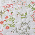 NEWLAKE Quilt Bedspread Sets - Blooming Classic Floral Pattern Reversible Coverlet Set, Queen Size - Image 3