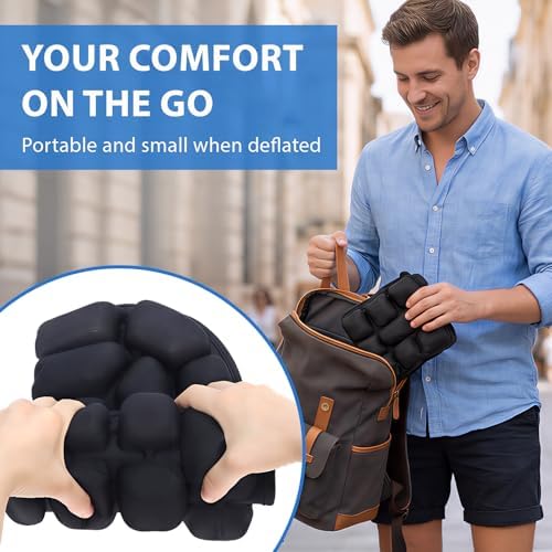 Travel Cushion Airplane Seat,Adjustable Seat Cushion for Long Flights - Image 5
