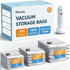 Travel Vacuum Storage Bags, Airtight Space Saver with Pump,15 Combo by Unknown