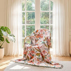 LUTBM Boho Throw Blanket for Bed 60"x80", 100% Cotton Soft Couch Blankets - Image 5