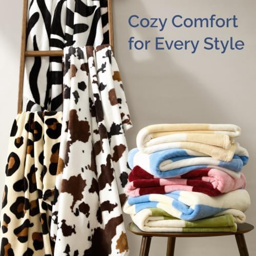 Zebra Print Blanket Kids Size - Flannel Fleece Luxury Kids Blanket - Image 7