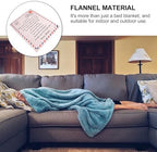 Xmas Flannel Fleece Throw Blanket for Winter Bedding and Home Decor - Image 3