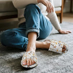 Jeiento Animal Cat Pattern Slippers for Women Lady Open Toe Slippers Soft Cushion Slip Resistant Spa Slipper for Hotel,Cozy Home Shoes - Image 2