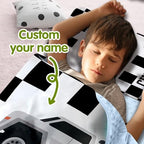Personalized Toddler Nap Mat for Preschool, Custom Kids Nap Mat with Name, Extra Soft Preschool Nap Mat with Pillow & Blanket, Roll Up Daycare Sleeping Mat for Kids Boys - Image 2