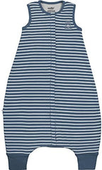 Woolino 4 Season Baby Sleep Bag with feet, Australian Merino Wool and Organic Cotton, 6-18 Months, Navy Blue by Woolino