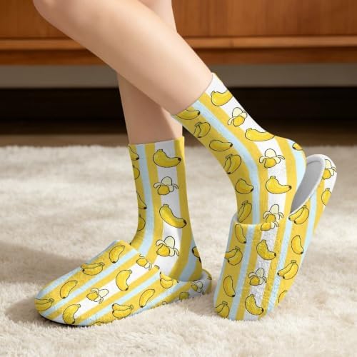 House Slippers for Women Washable Closed Toe with Cute Socks - Image 2