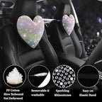 Bling Bling Rhinestones Car Seat Pillow, Colorful, 2 Pieces - Image 2