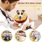 Supet Inflatable Dog Cone Collar Alternative After Surgery, Dog Neck Donut Collar Recovery E Collar for Neuter, Soft Pet Cone for Small Medium Large Dogs - Image 2
