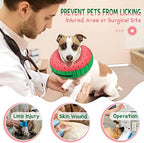 Supet Inflatable Dog Donut Collar Alternative After Surgery For Neuter, Soft Non-Stick Fabric Recovery E Collar For Small Medium Large Dogs - Image 2