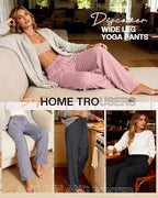 4 Pack Women Lounge Comfy Pants Lightweight Sweatpant - Image 2