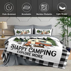 WeCozy Queen Comforter Set with Sheets, 7 Pieces Rv Happy Bedding - Image 5