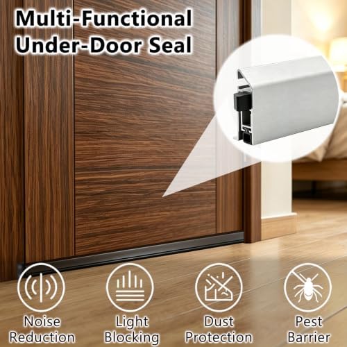 Hotel Room Door Sweep Seal, Automatic Lowering Privacy Light Control - Image 3