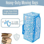 VENO 8 Pack Heavy Duty Moving Bags with Backpack Straps, Zippers & Handles, Extra Large Packing Bags for College Dorm Essentials, Moving Supplies Alternative to Cardboard Moving Boxes - Image 2