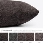 Outdoor Throw Pillow Set of 2 with Inserts, Outdoor Lumbar Pillow Water Resistant for Patio Furniture, 18x18 Inch Outdoor Pillows with Removable Zipper Cover - Image 2