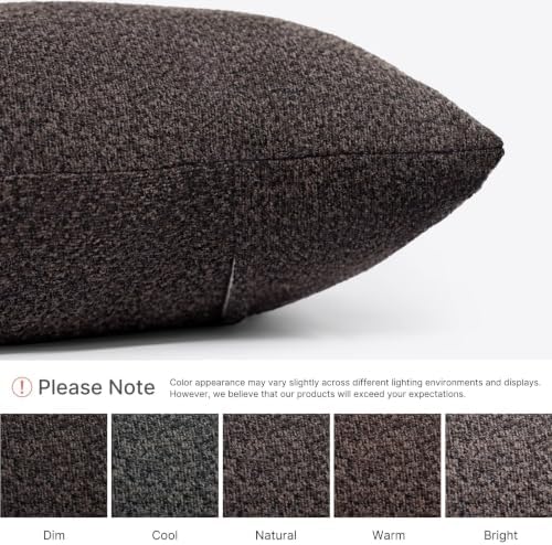 Outdoor Throw Pillow Set of 2 with Inserts, Outdoor Lumbar Pillow Water Resistant for Patio Furniture, 18x18 Inch Outdoor Pillows with Removable Zipper Cover - Image 2