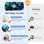PHF Toddler Nap Mat with Removable Pillow and Minky Blanket, Rollup Design Kids Sleeping Mat, Slumber Bags for Boys, 55"x23" Toddler Sleeping Bag for Daycare Preschool Travel Camping, Dinosaur - Image 3