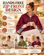 2027 New Heated Shawl Wraps for Women, USB Wearable Blanket - Image 4