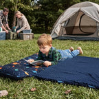 PHF Toddler Nap Mat with Removable Pillow and Minky Blanket, Rollup Design Kids Sleeping Mat, Slumber Bags for Boys, 55"x23" Toddler Sleeping Bag for Daycare Preschool Travel Camping, Space - Image 6