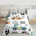 Feelyou Cartton Car Kids Comforter Set Racing Sports Game Bedding Set Decor by Feelyou