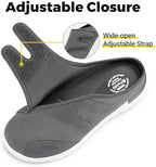 FitVille Orthopedic Slippers for Men with Arch Support, Extra Wide Slip-On Design for All-Day Comfort Ideal for Diabetes, Neuropathy, Swollen Feet & Lymphedema - Image 4