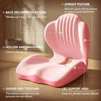 CHANCEE Ergonomic Seat Cushion with L-Shaped Design for Office Chair (Pink) - Image 5