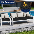 Smiry Waterproof Patio Cushion Covers, Stretch Outdoor Furniture Covers - Image 3