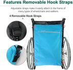 Wheelchair Footrest, Leg Support, Transfer Board Bags, Leg Rest Footrest Extender Storage Bag, for Wheelchair Accessories and Storage of Personal Belongings(W26H03SB) - Image 3