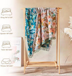 LUTBM Boho Throw Blanket for Bed 60"x80", 100% Cotton Soft Couch Blankets - Image 6