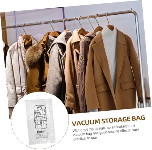2Pcs Bye Storage Bags Compression Bvacuum Sealer Bags Seal Clothes Storage Compression Organizer Closure Pockets or Compression Bags for Travel Storage Bags/As Shown/110.00 * 67.00 * 2.00Cm - Image 5