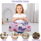 Viviland Toddler Nap Mat with Pillow and Minky Dot Blanket, Butterfly - Image 7