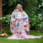 LUTBM Boho Throw Blanket for Bed 60"x80", All Season Cotton Couch Blankets - Image 2
