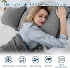 CHOSHOME Cooling Pillow Cases Zipper Pillow Covers Q-Max > 0.45 Zippered Pillowcases for Hot Sleepers, Soft, Breathable, Skin-Friendly, 4 Pack (Queen, 20"x30", Black) - Image 4