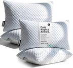 Nestl Cooling Memory Foam Pillow, King, 4-Pack by Nestl