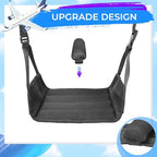 No Collapse Airplane Foot Hammock with Cylindrical Partition, 2 PCS - Image 6