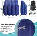 Circa Air Inflatable Leg Elevation Pillows for Swelling and Edema Relief, Travel Wedge Pillow for Legs, Foot Ankle Knee and Lower Back Pain Support, After Surgery Products - Image 3